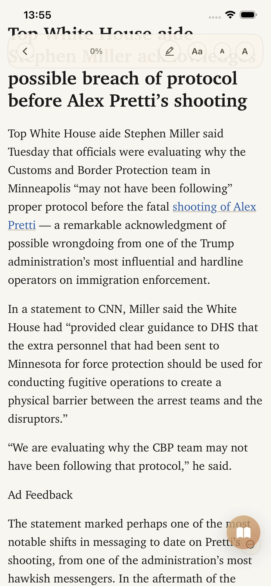 LinkBook on iPhone showing a mixed-source saved-link feed for a Pocket alternative guide